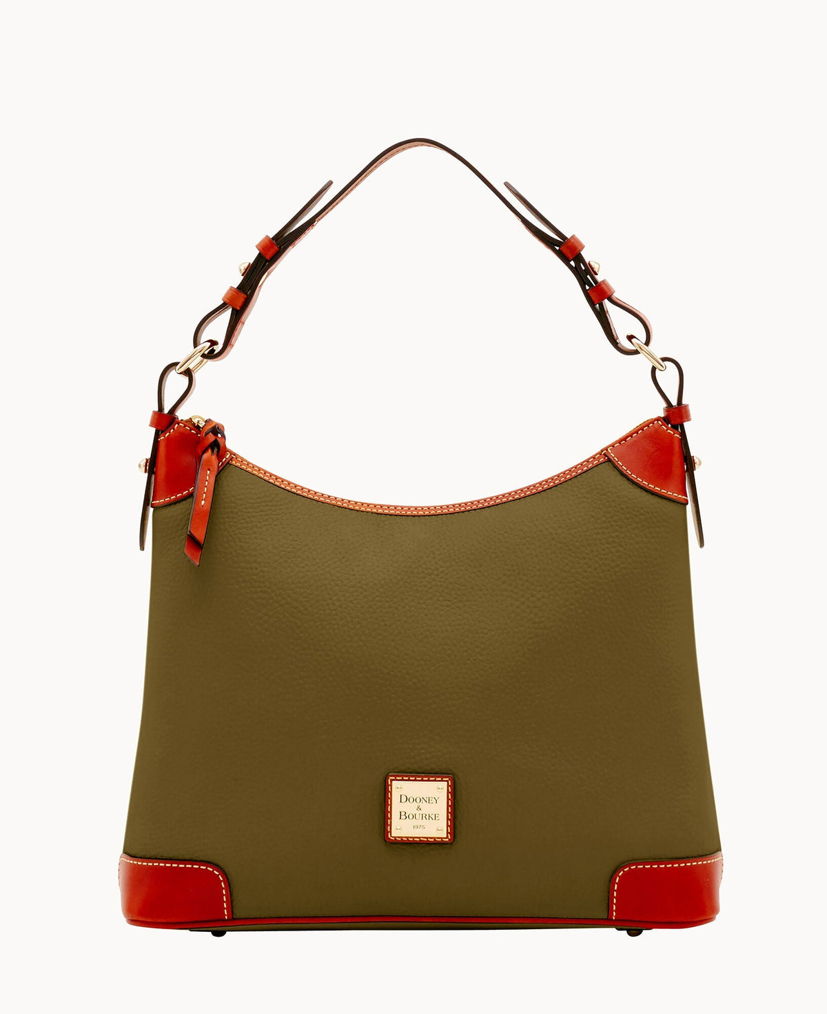 Pebble Grain Hobo - Olive
