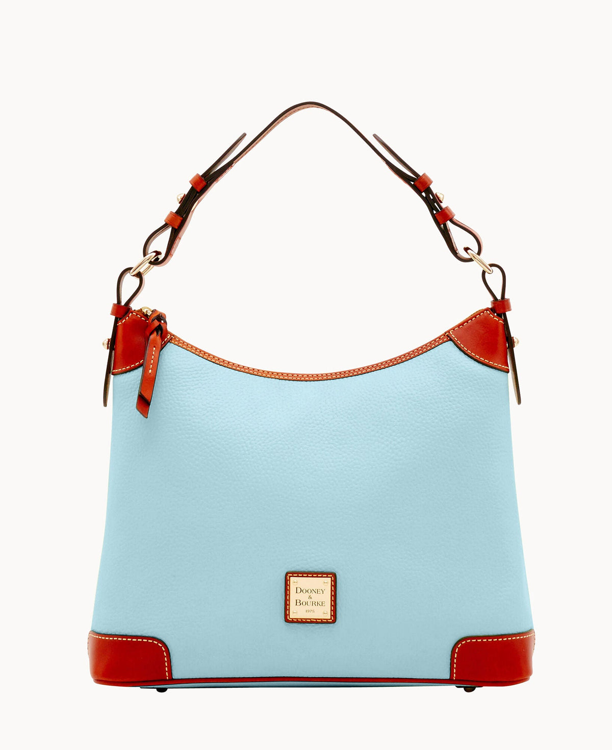 Pebble Grain Hobo - Pale Blue