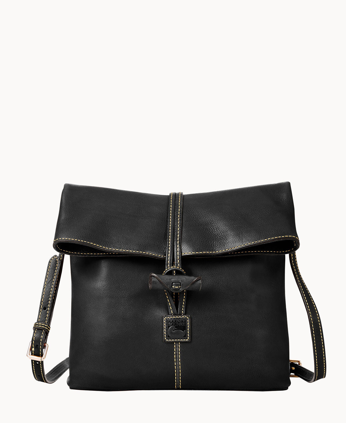 Florentine Medium Toggle Crossbody - Black Black