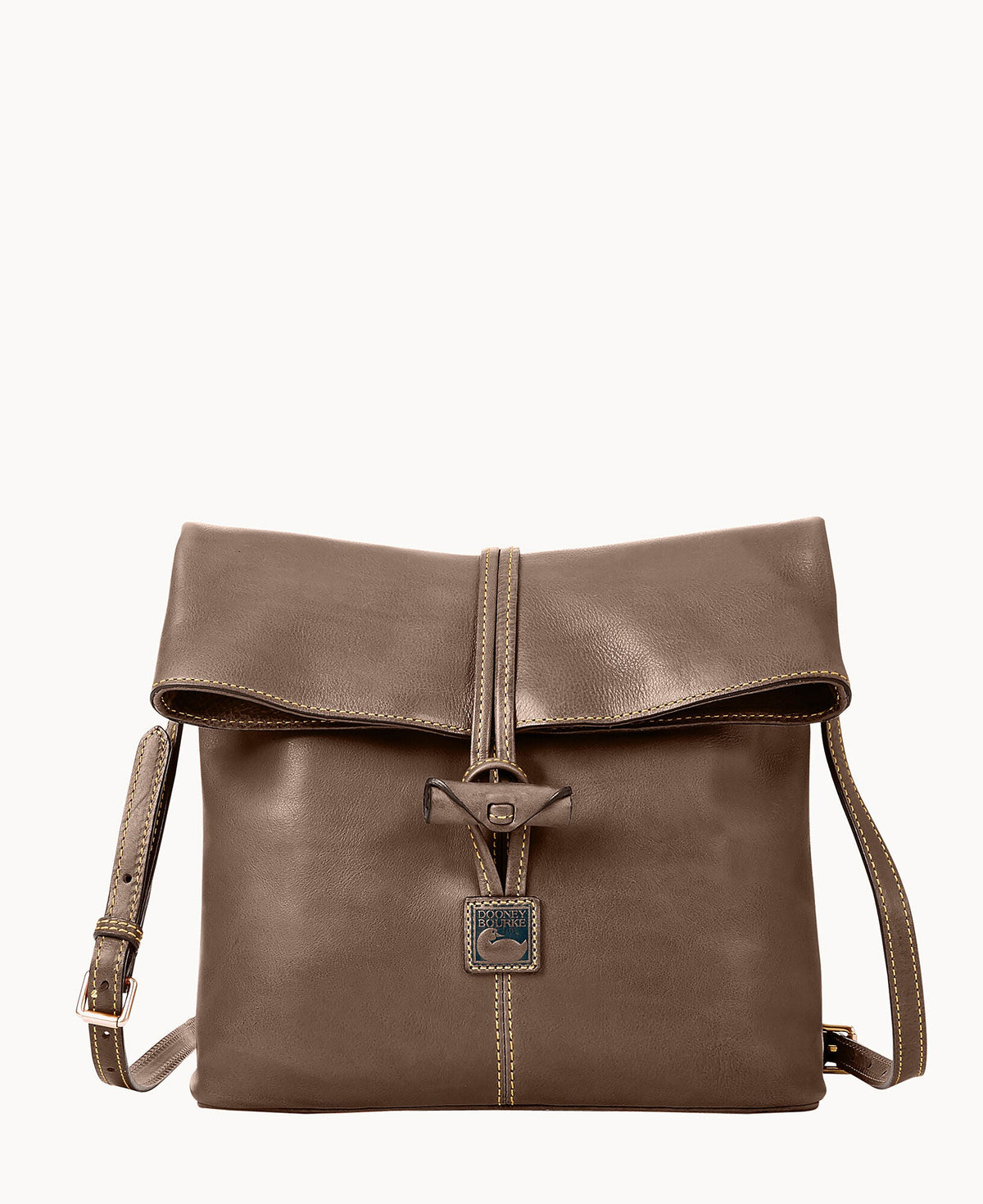 Florentine Medium Toggle Crossbody - Charcoal