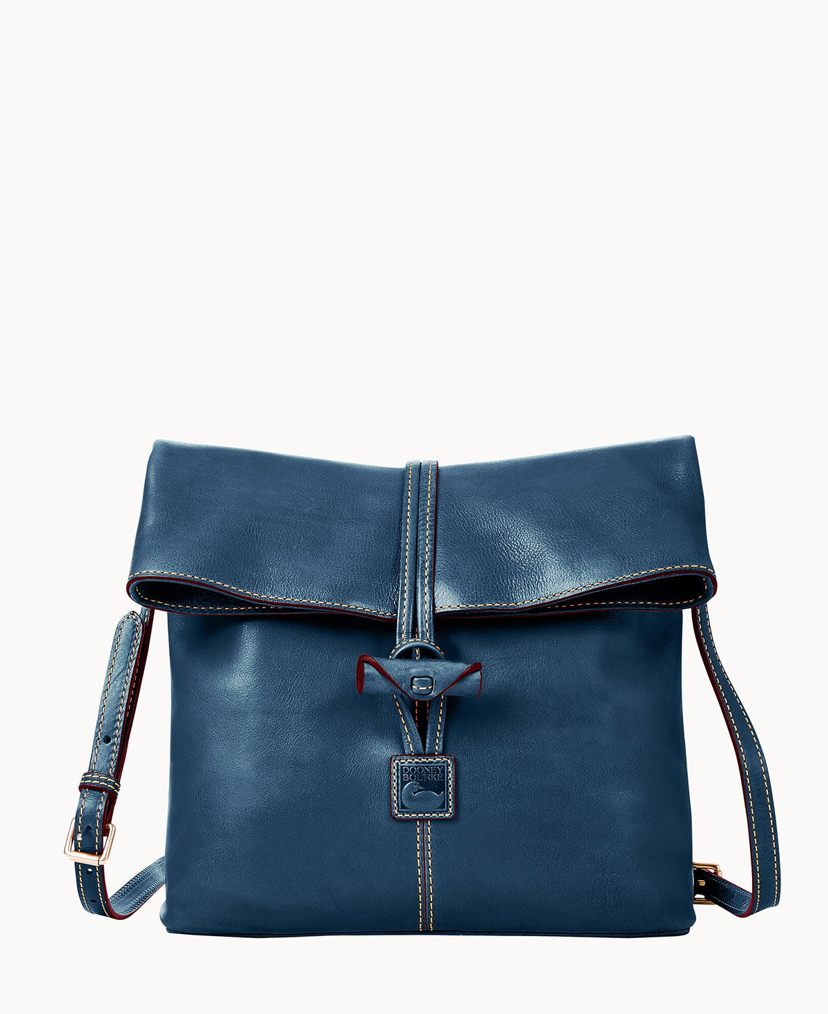 Florentine Medium Toggle Crossbody - Denim