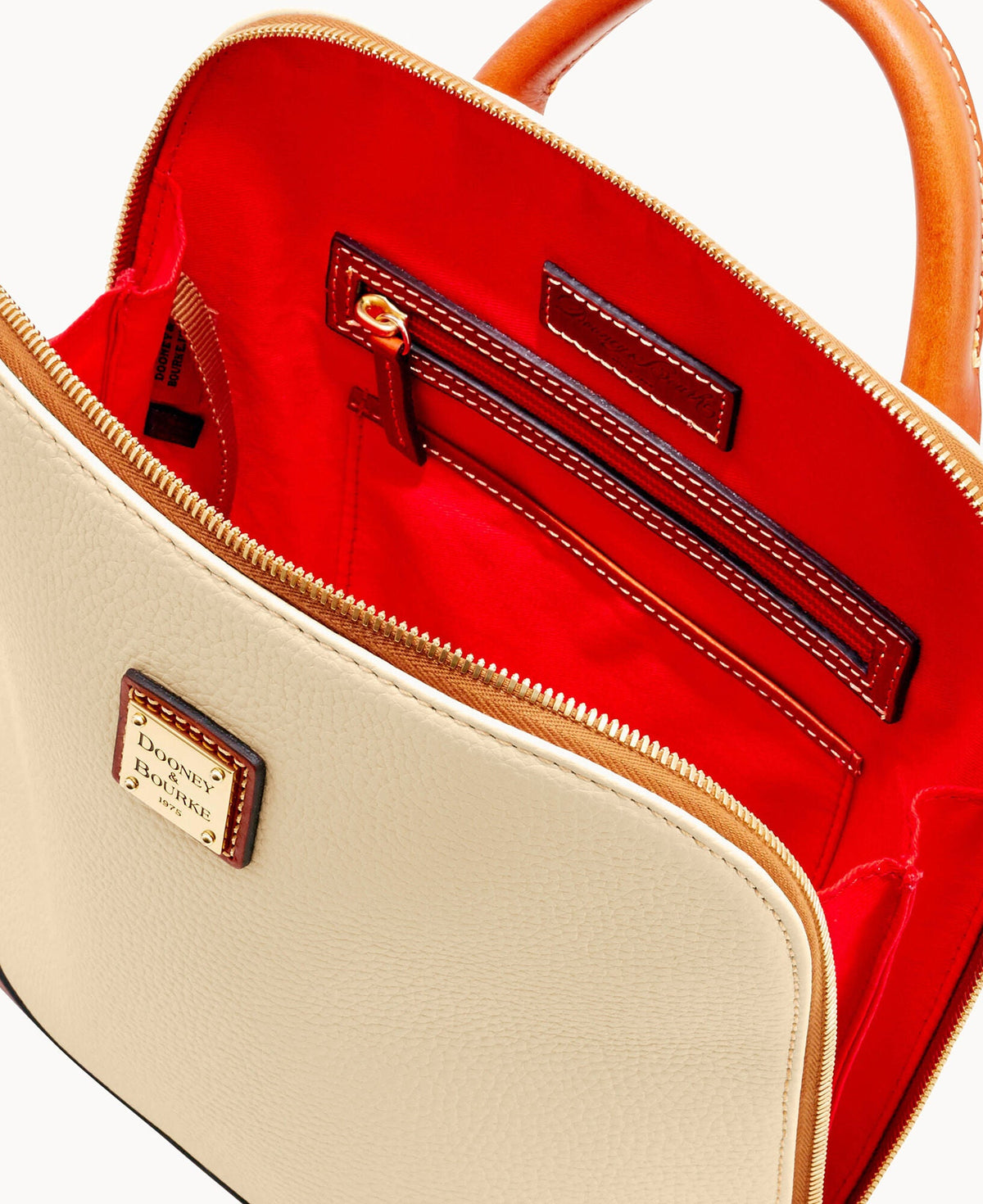 Pebble Grain Zip Pod Backpack - Image 35