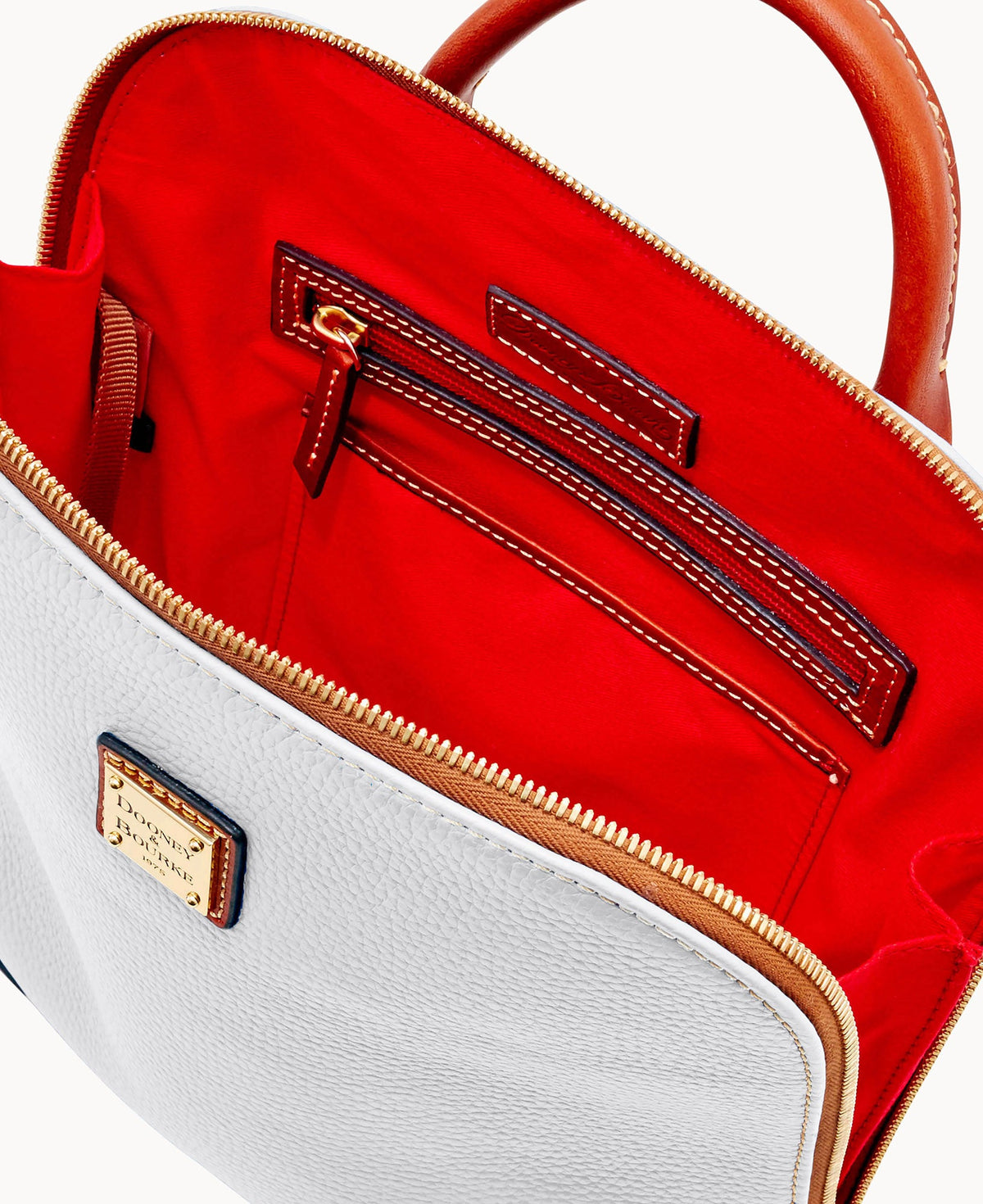 Pebble Grain Zip Pod Backpack - Image 91