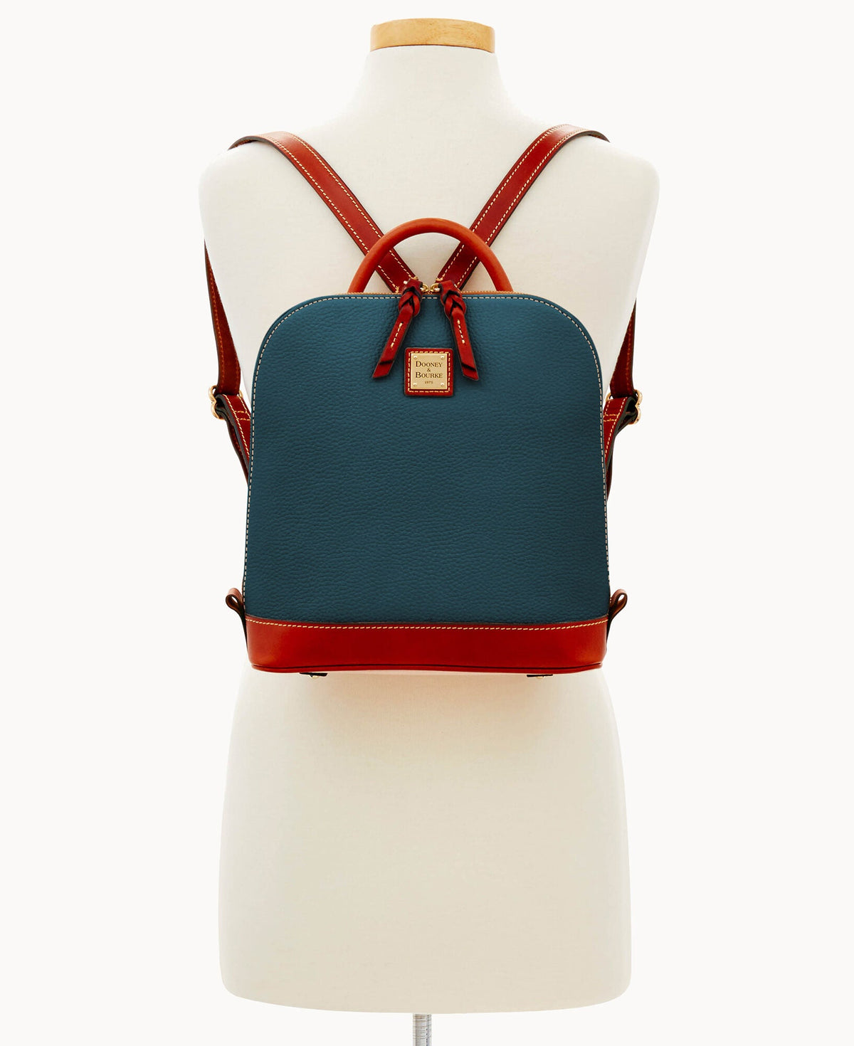 Pebble Grain Zip Pod Backpack - Image 4