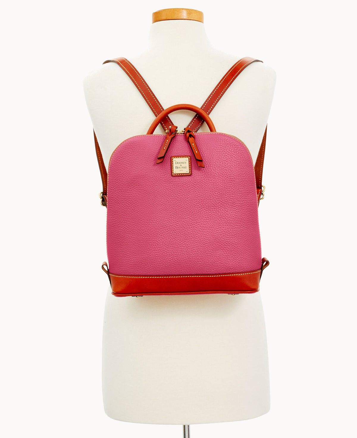 Pebble Grain Zip Pod Backpack - Image 40