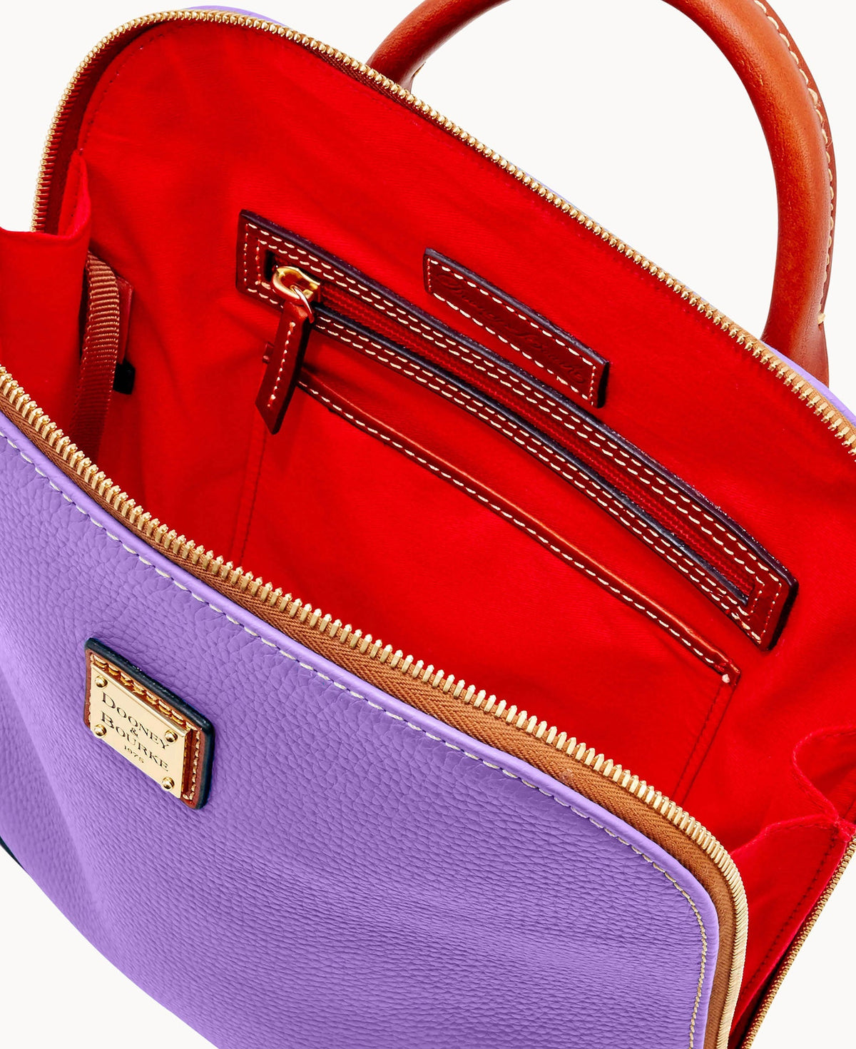 Pebble Grain Zip Pod Backpack - Image 99