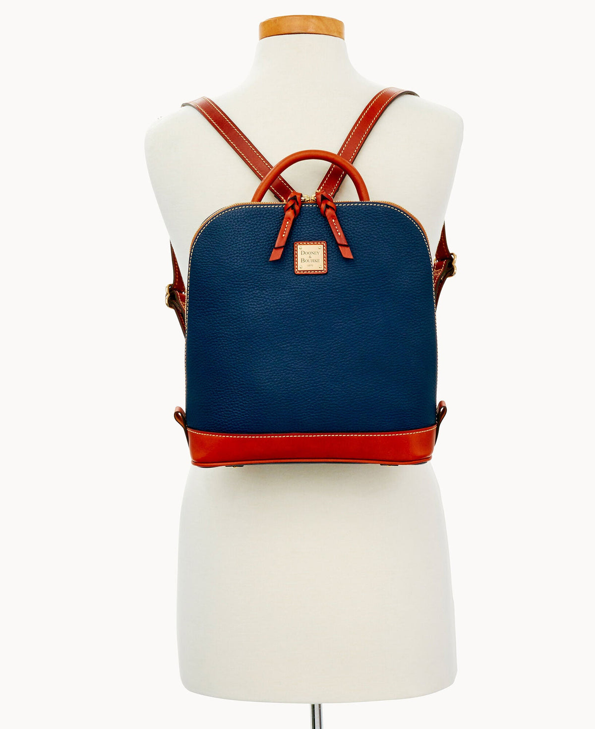 Pebble Grain Zip Pod Backpack - Image 24