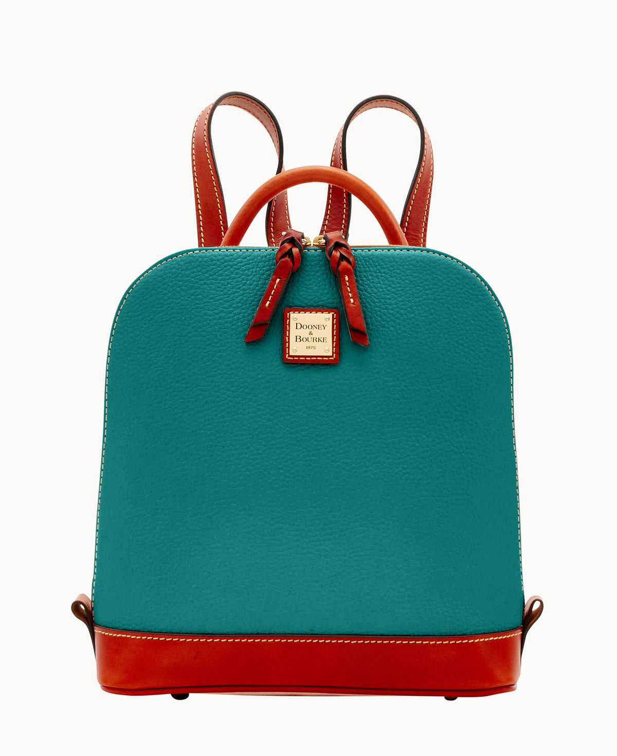 Pebble Grain Zip Pod Backpack - Spearmint
