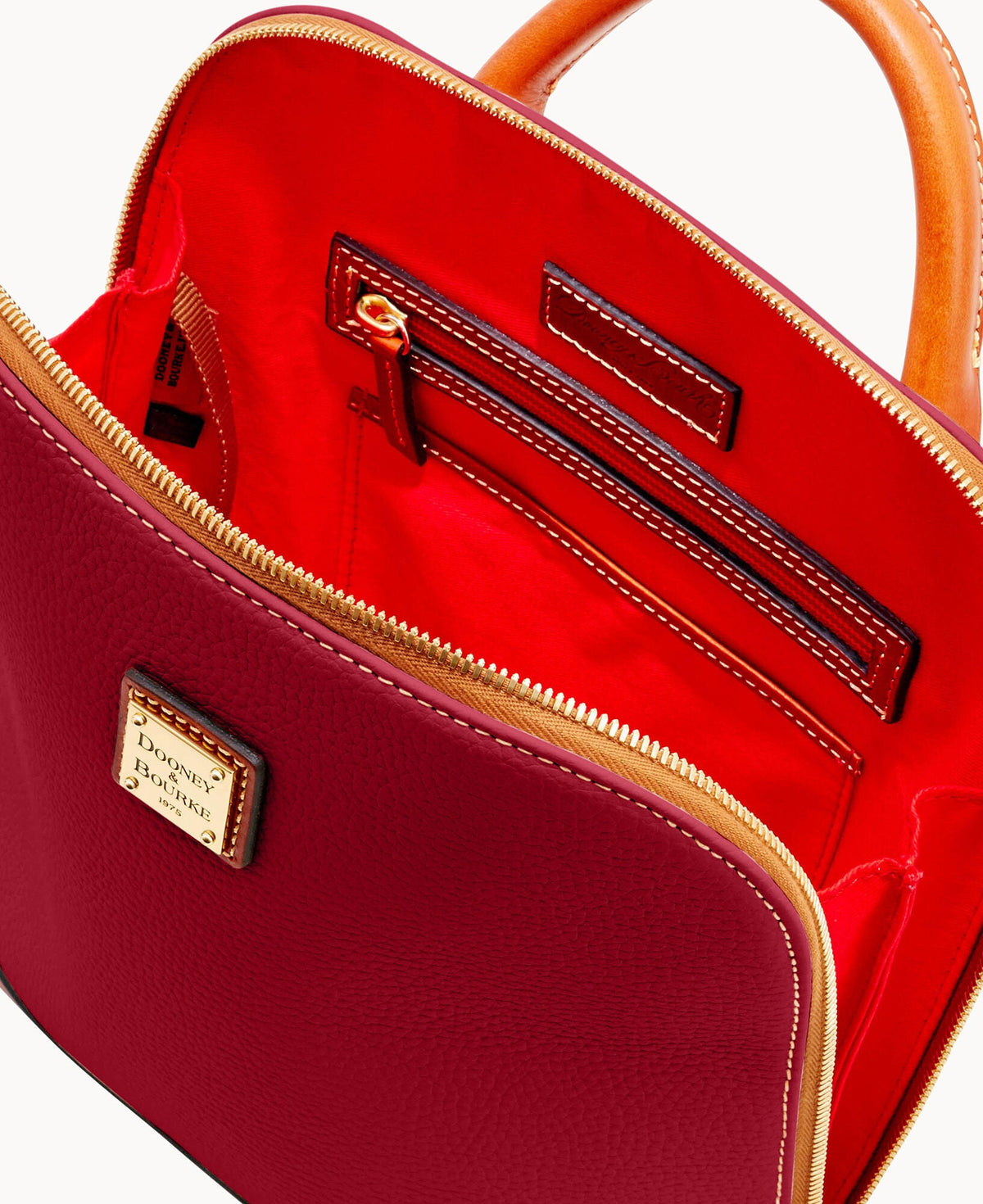 Pebble Grain Zip Pod Backpack - Image 75