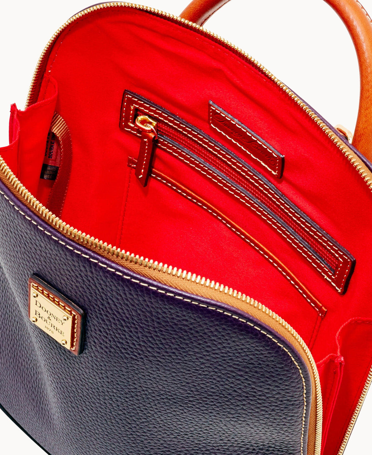 Pebble Grain Zip Pod Backpack - Image 71