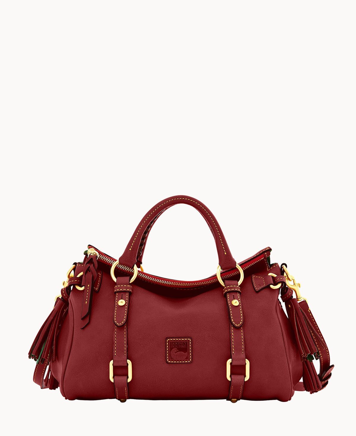 Florentine Mini Satchel - Bordeaux