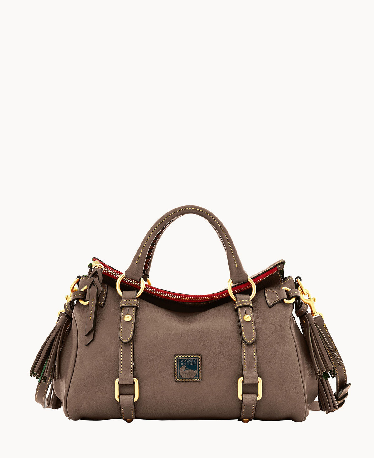 Florentine Mini Satchel - Charcoal
