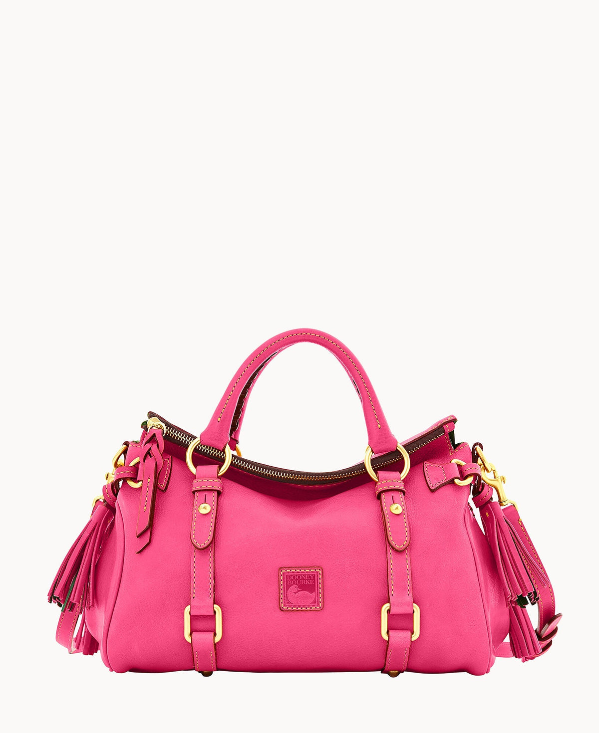 Florentine Mini Satchel - Fuchsia