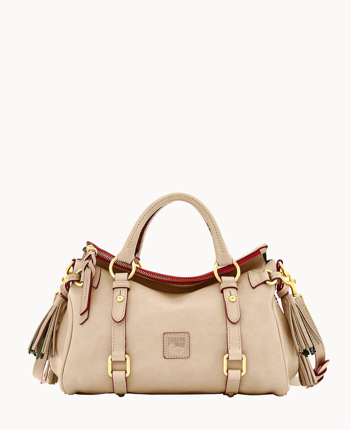 Florentine Mini Satchel - Light Taupe