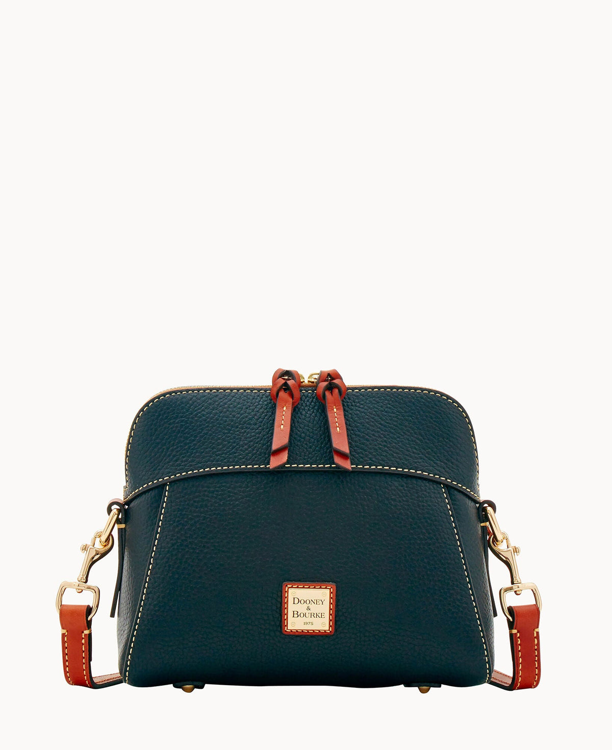Pebble Grain Cameron Crossbody - Black