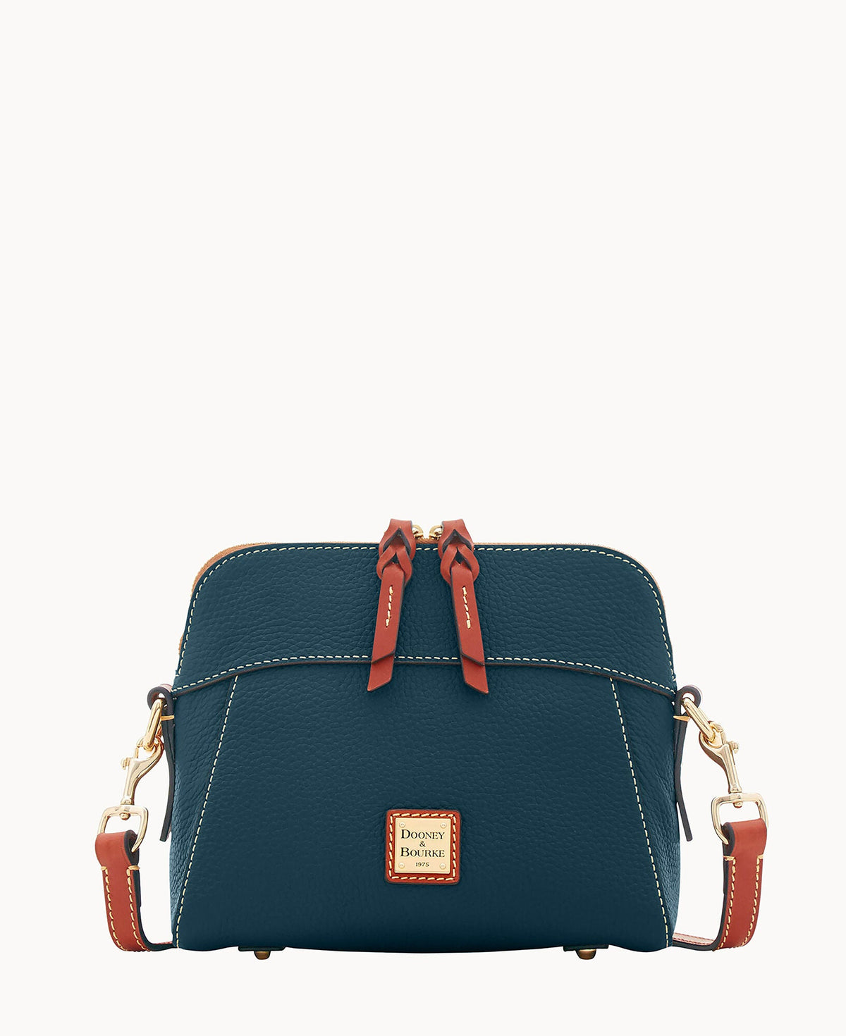 Pebble Grain Cameron Crossbody - Teal