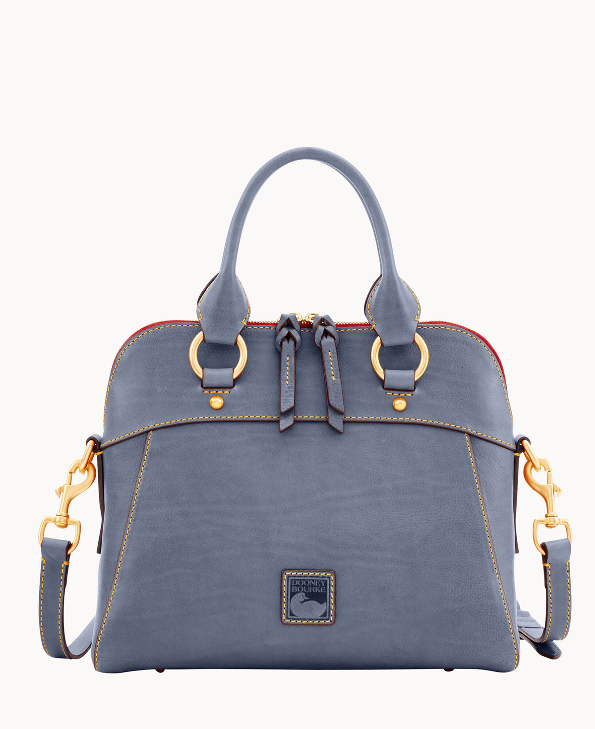 Florentine Cameron Satchel - Steel Blue