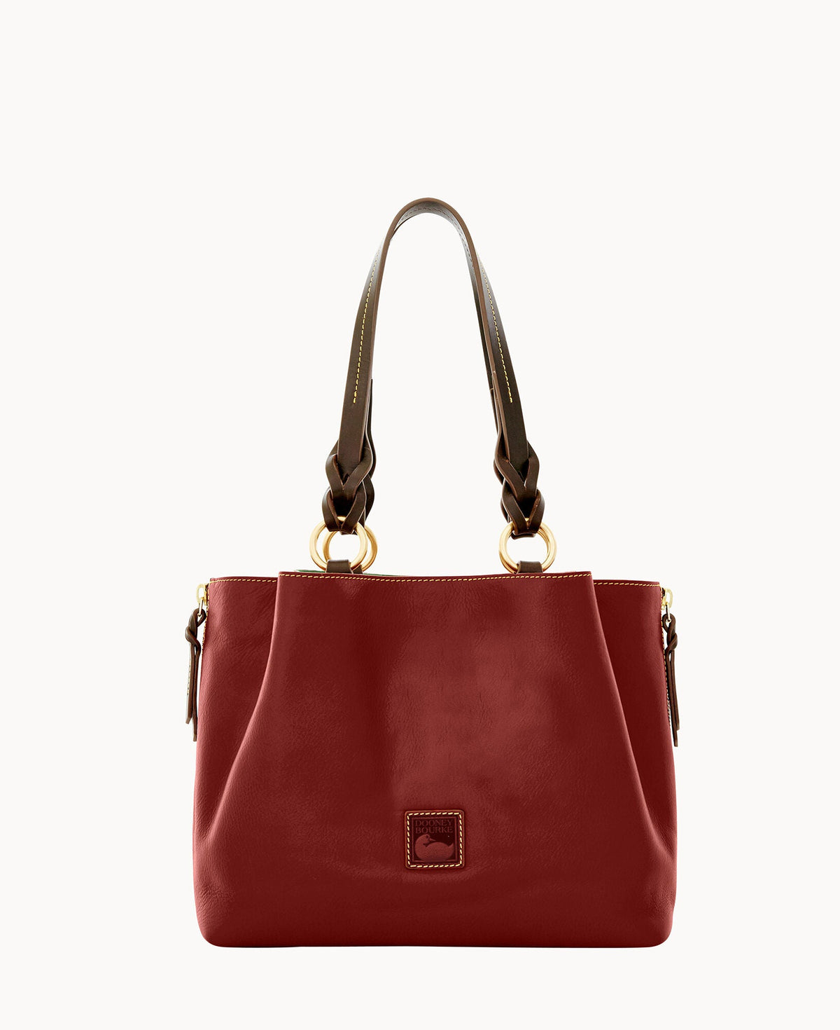Florentine Large Zip Barlow - Bordeaux