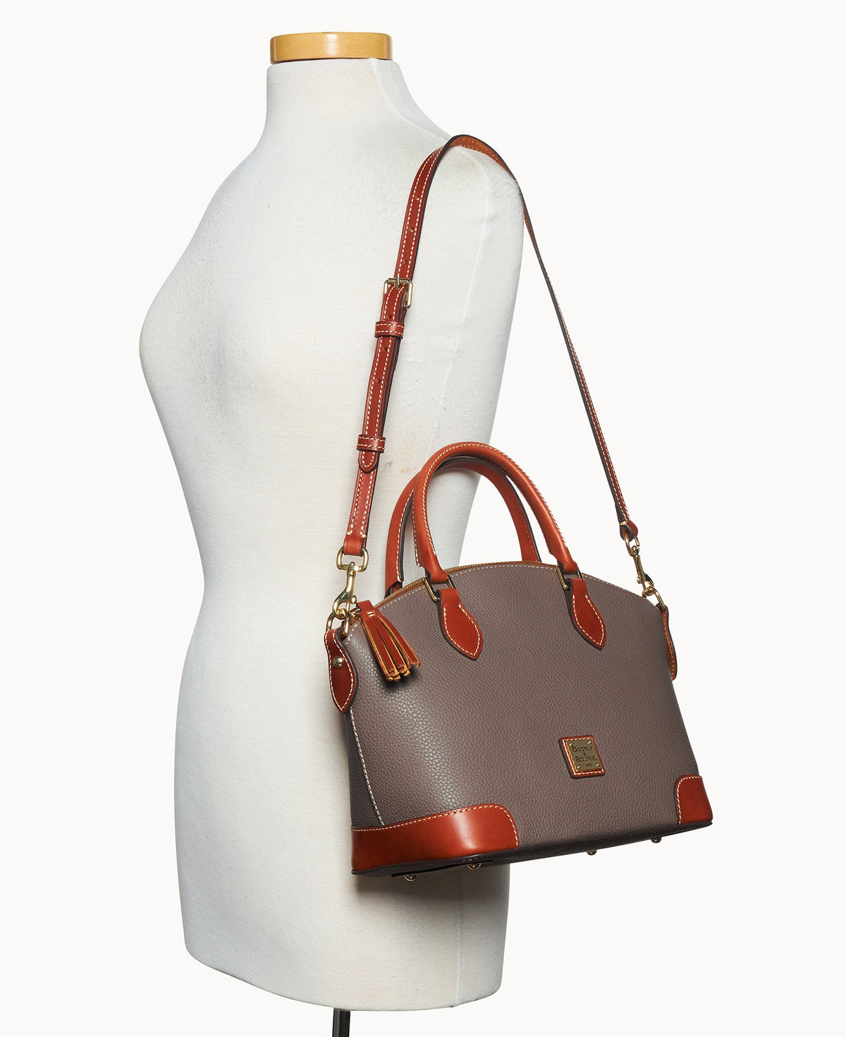 Pebble Grain Geena Satchel - Image 76