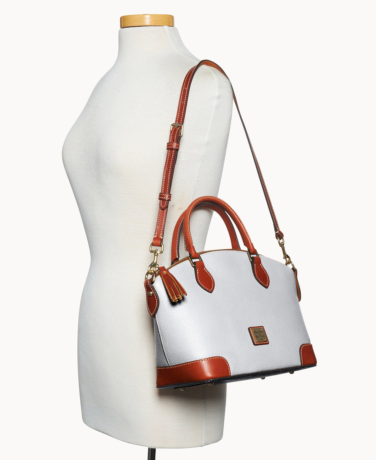 Pebble Grain Geena Satchel - Image 36