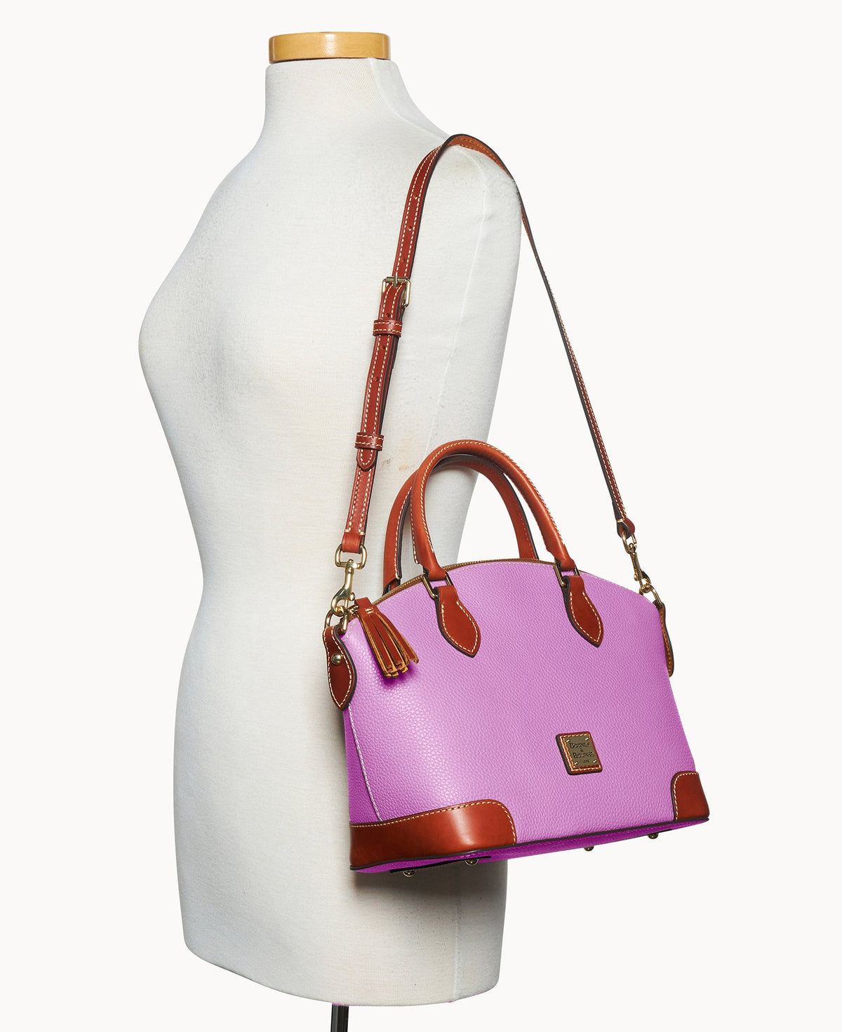 Pebble Grain Geena Satchel - Image 52