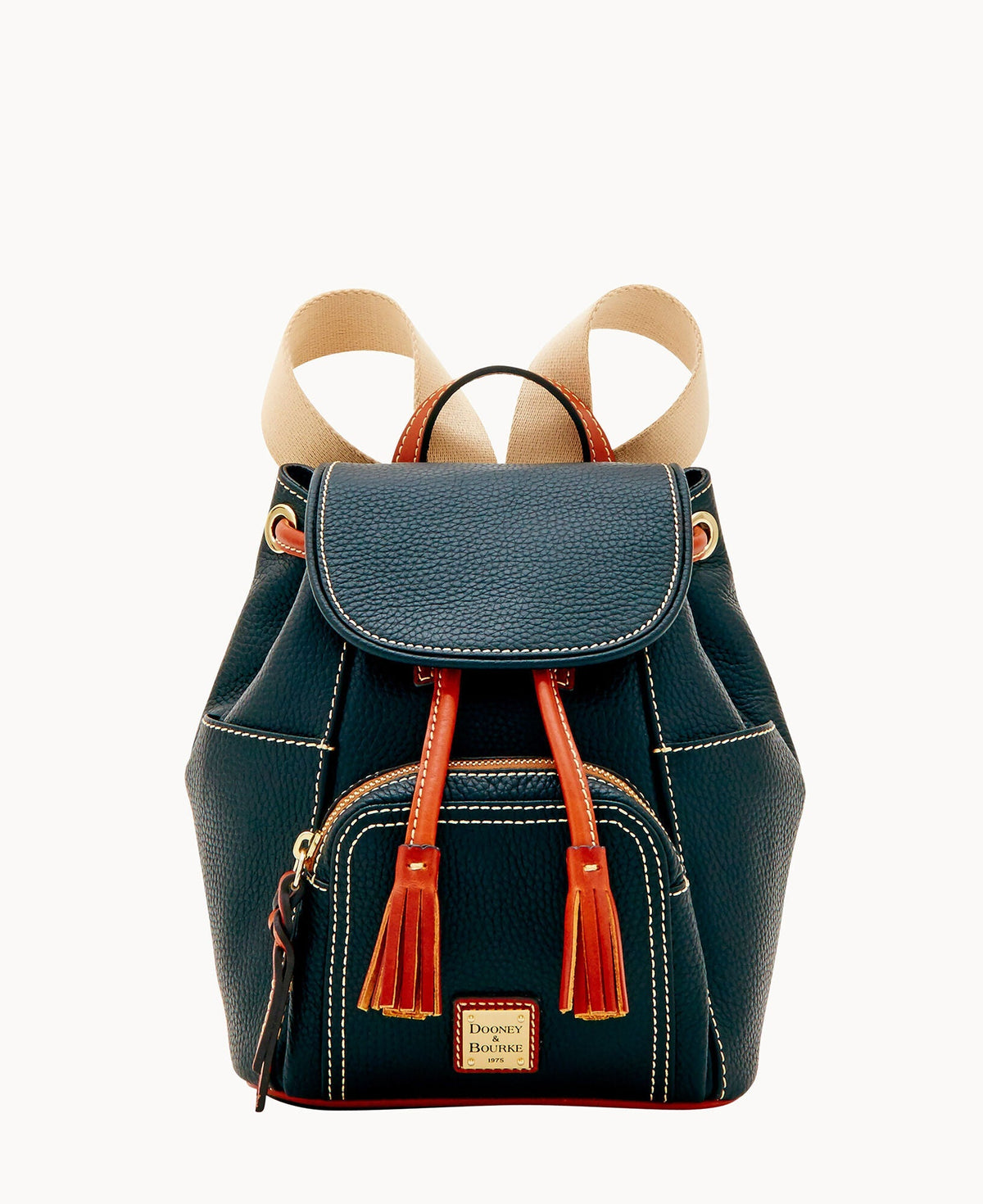 Pebble Grain Small Murphy Backpack - Black