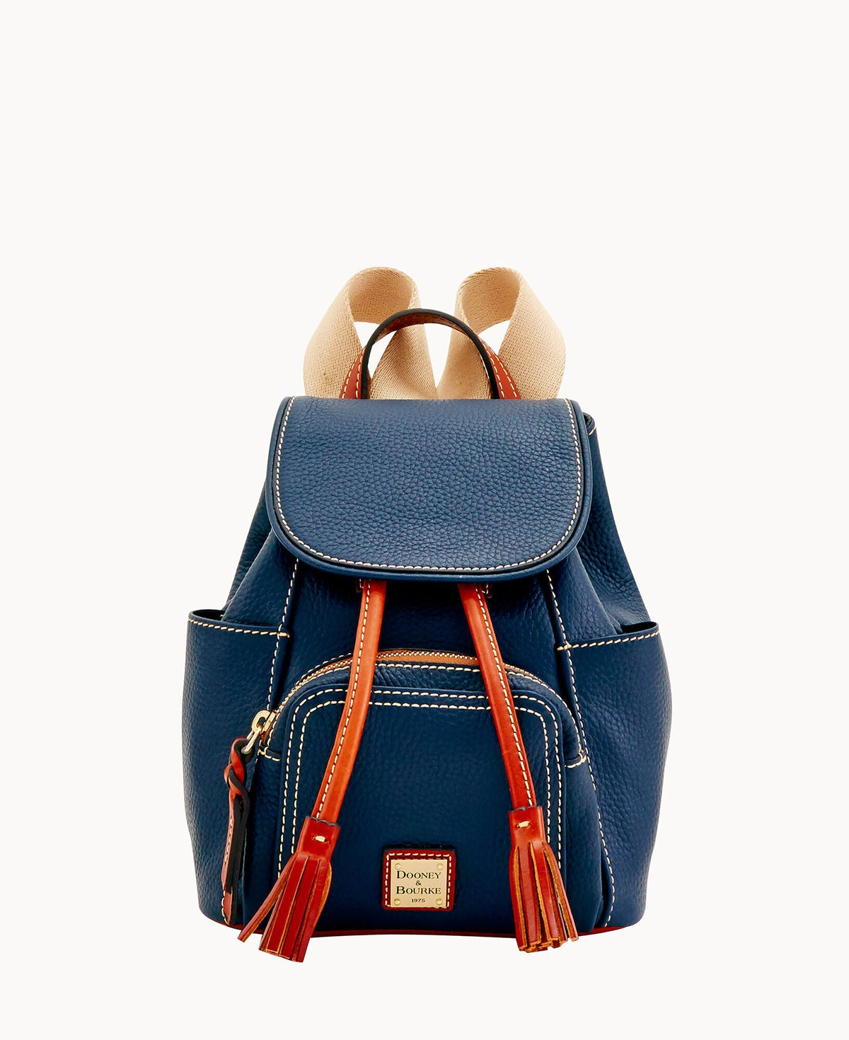 Pebble Grain Small Murphy Backpack - Midnight Blue