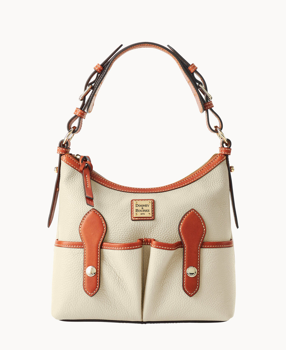 Pebble Grain Small Lucy - Bone