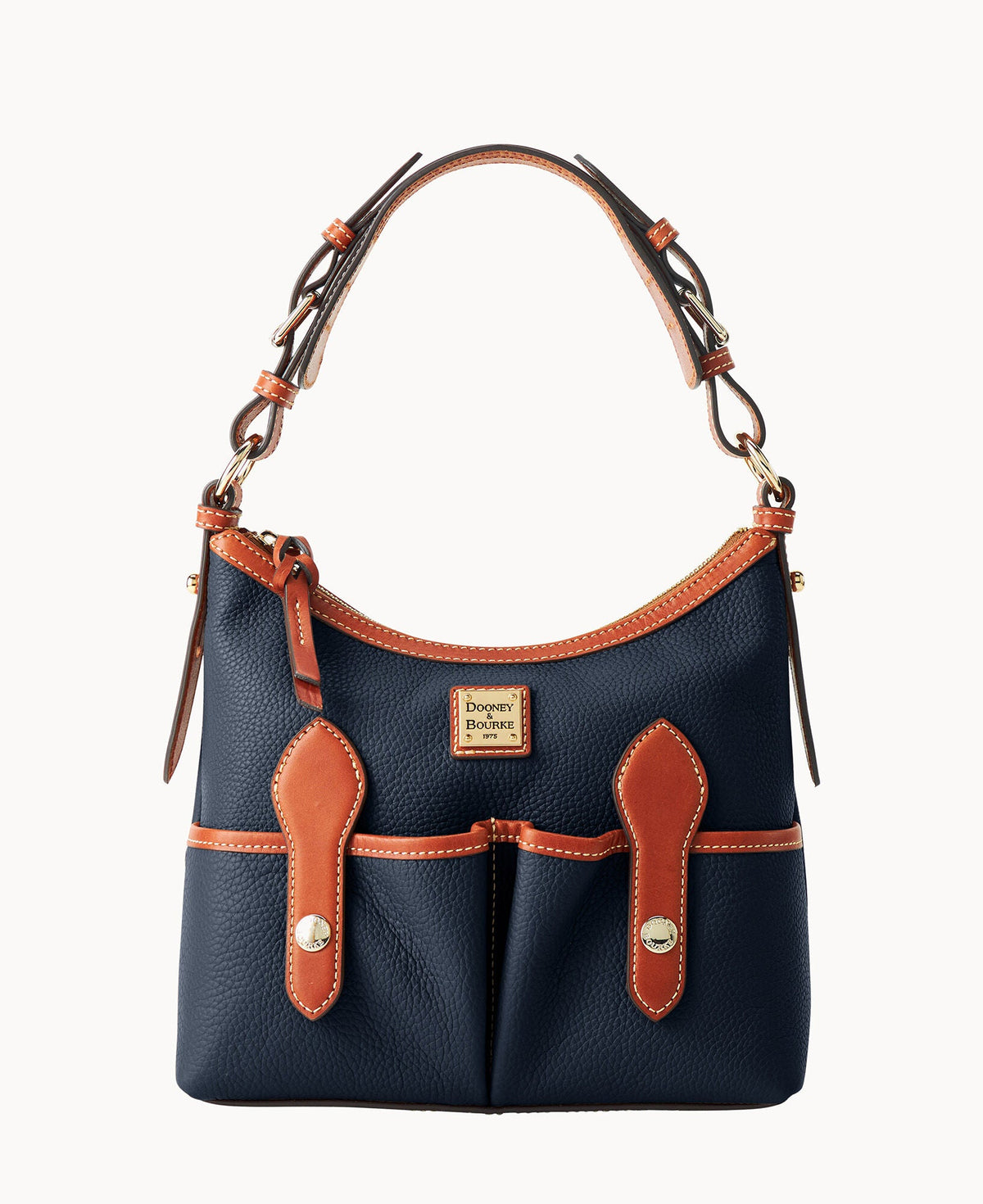 Pebble Grain Small Lucy - Midnight Blue