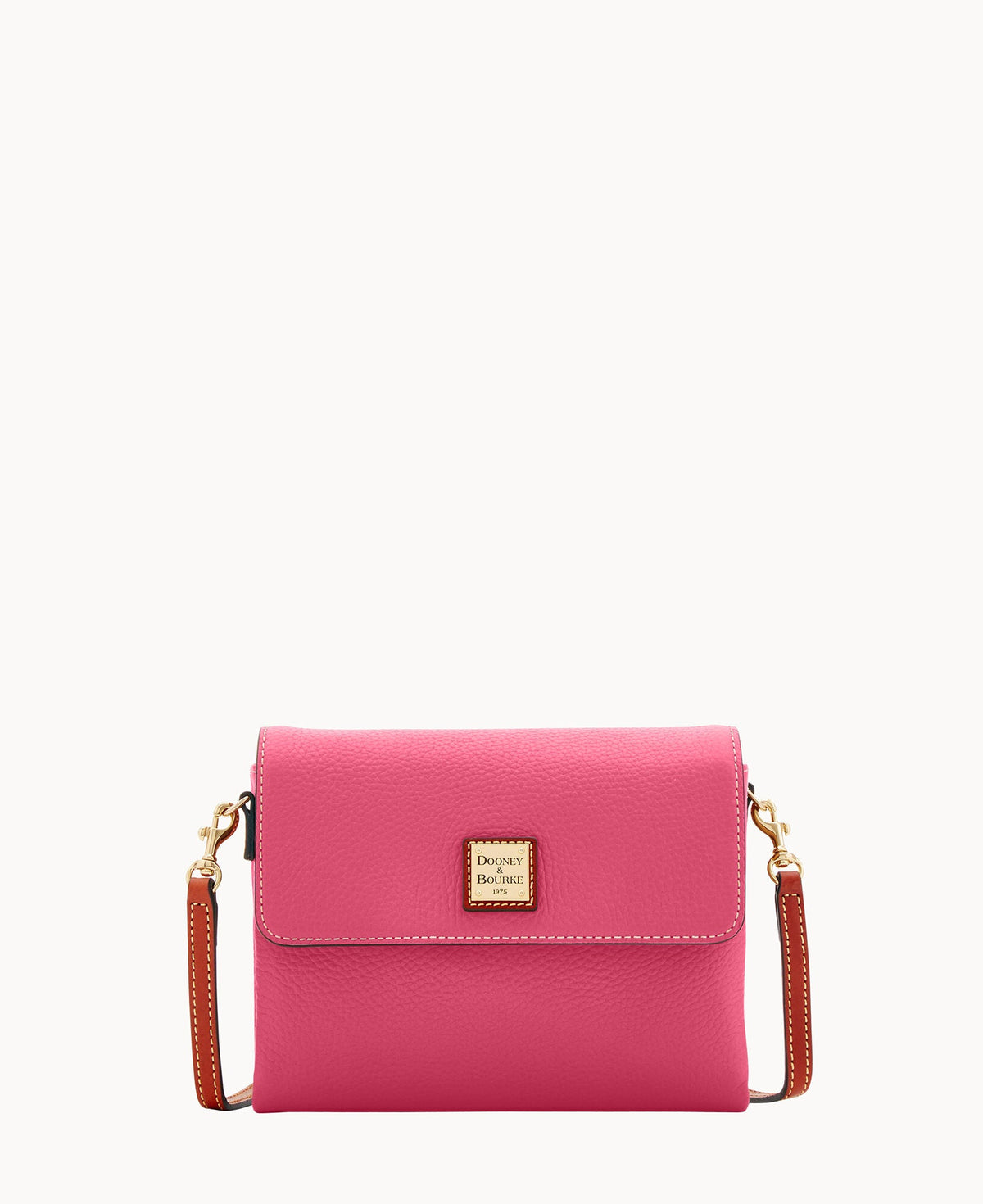 Pebble Grain Hunter Crossbody - Hot Pink