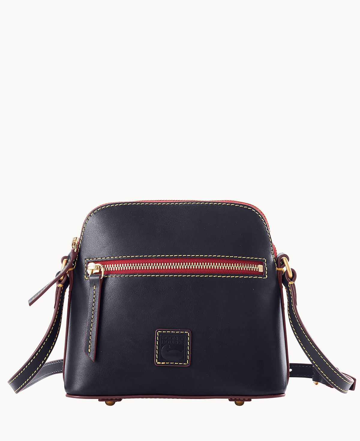 Florentine Zip Domed Crossbody - Navy
