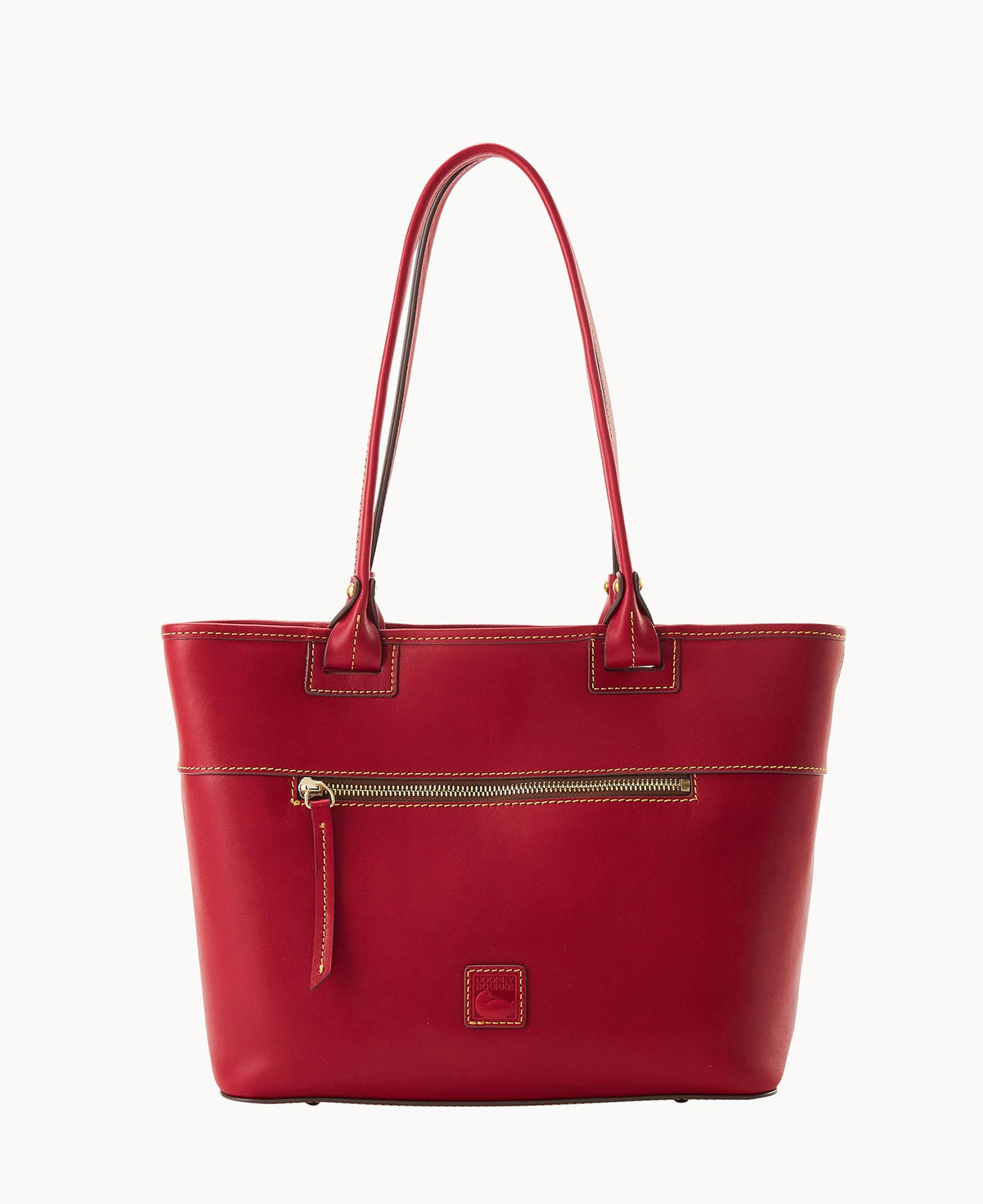 Florentine Zip Tote - Red