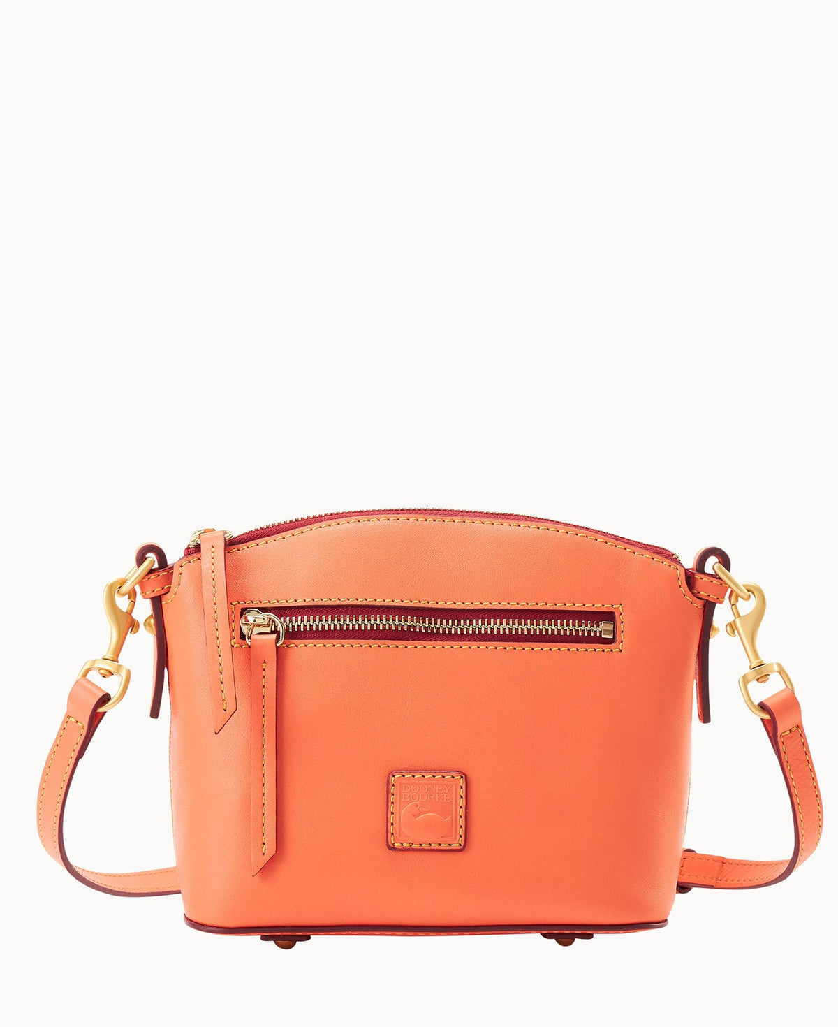 Florentine Domed Crossbody - Salmon