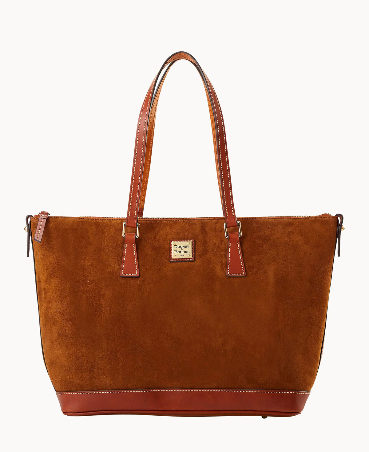 Suede Tote - Amber