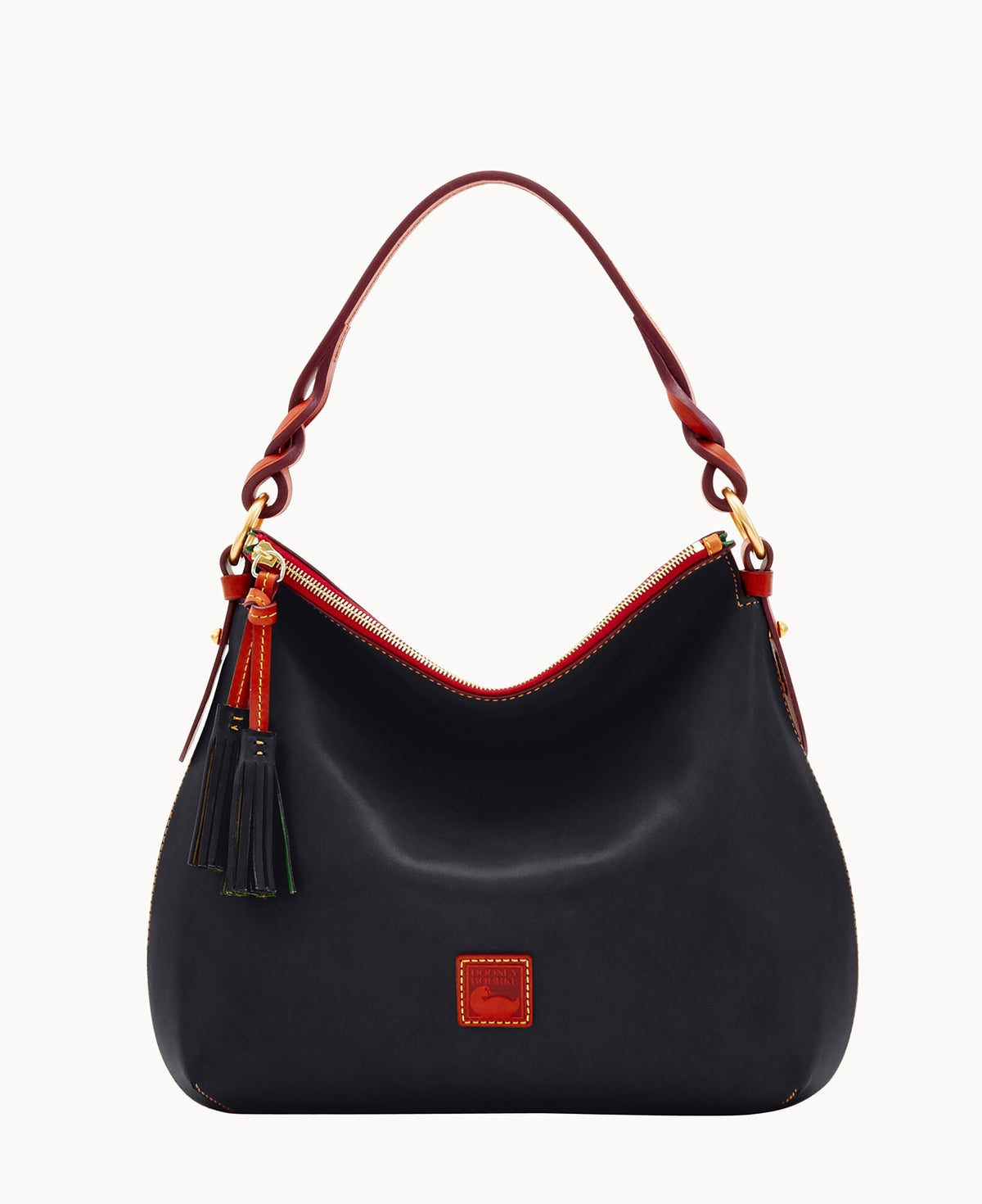 Florentine Twist Strap Hobo - Navy