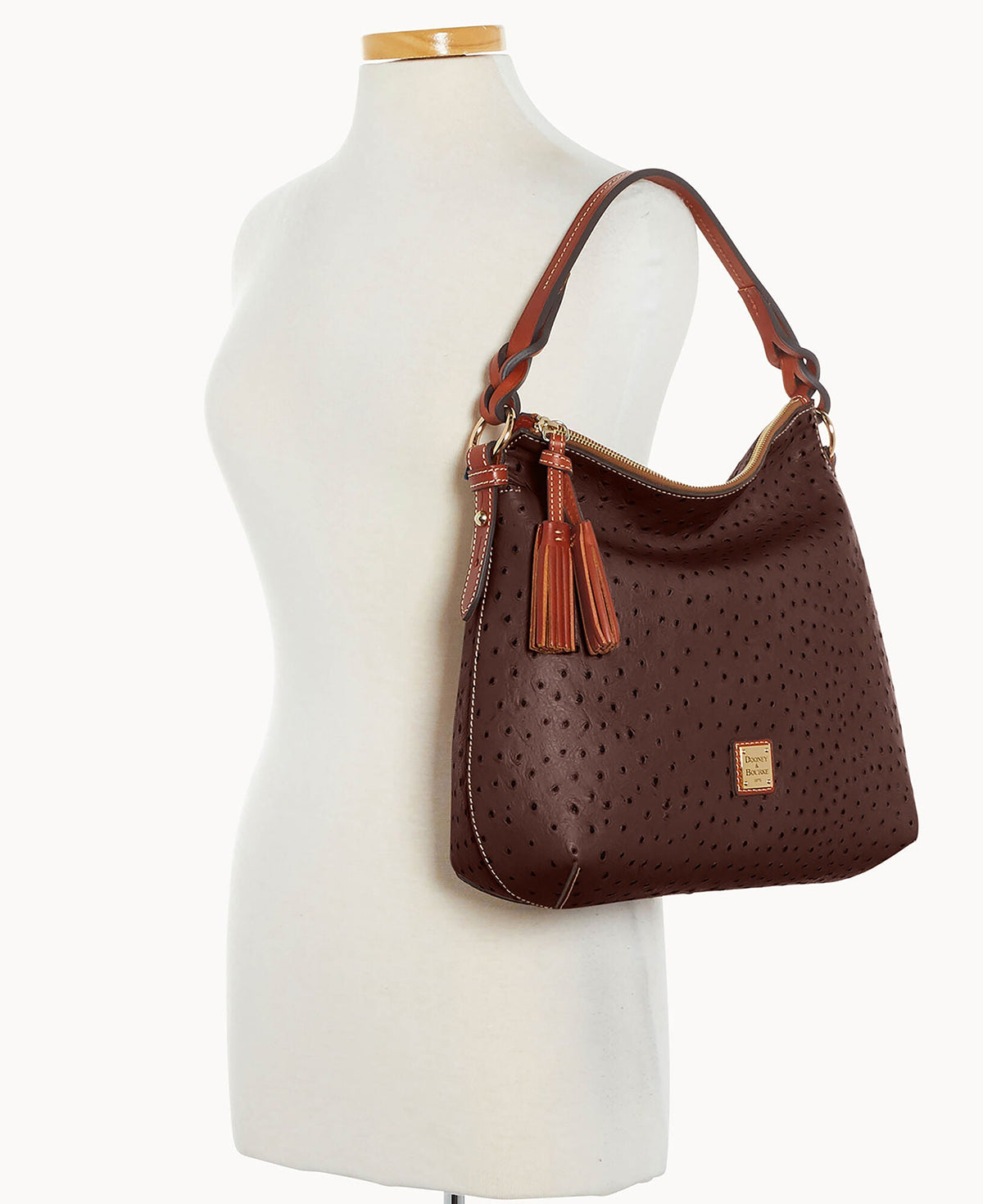 Ostrich Twist Strap Hobo - Image 92