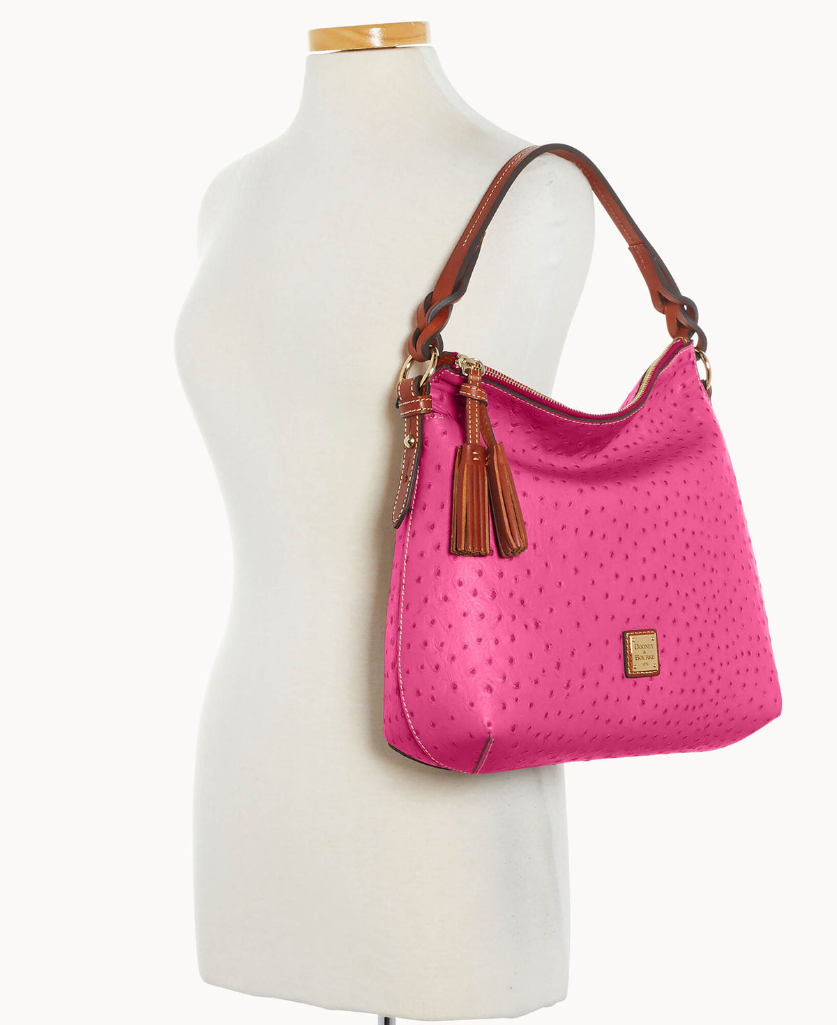 Ostrich Twist Strap Hobo - Image 64