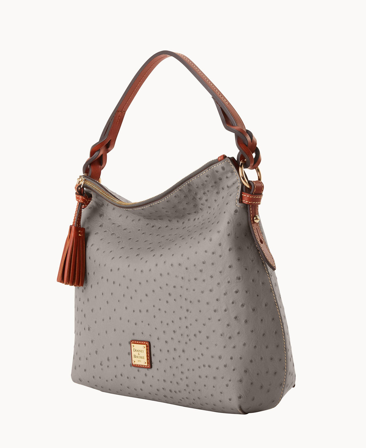 Ostrich Twist Strap Hobo - Image 6