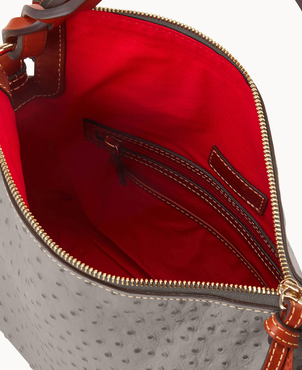 Ostrich Twist Strap Hobo - Image 7