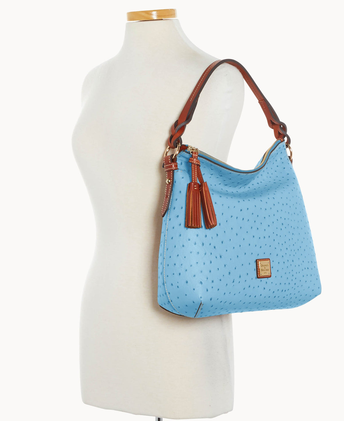 Ostrich Twist Strap Hobo - Image 76