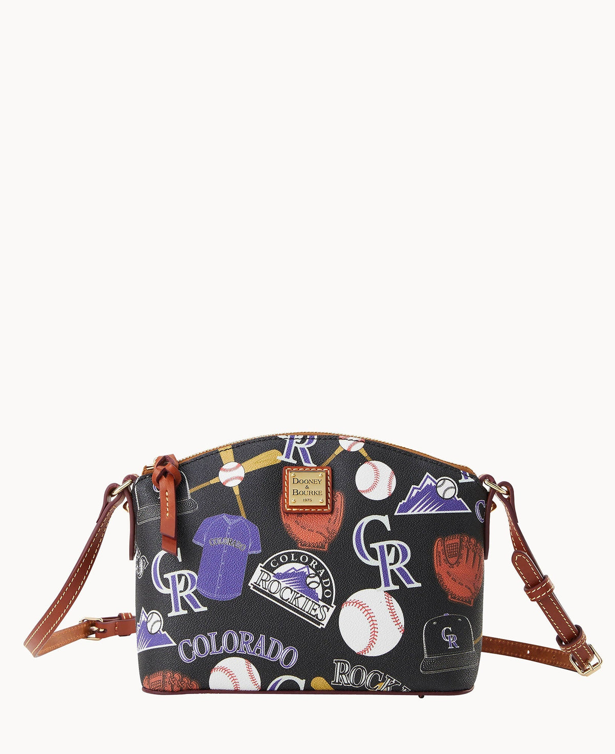 MLB Rockies Suki Crossbody - Black