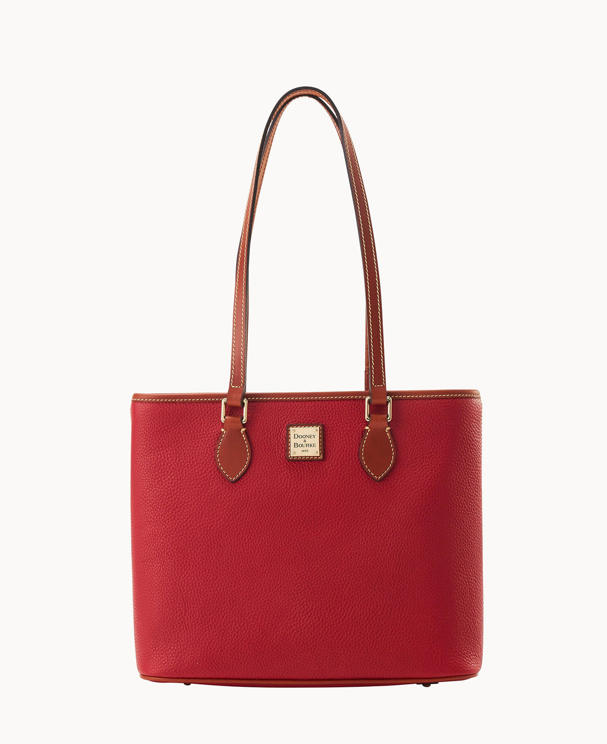 Pebble Grain Richmond Shopper - Red