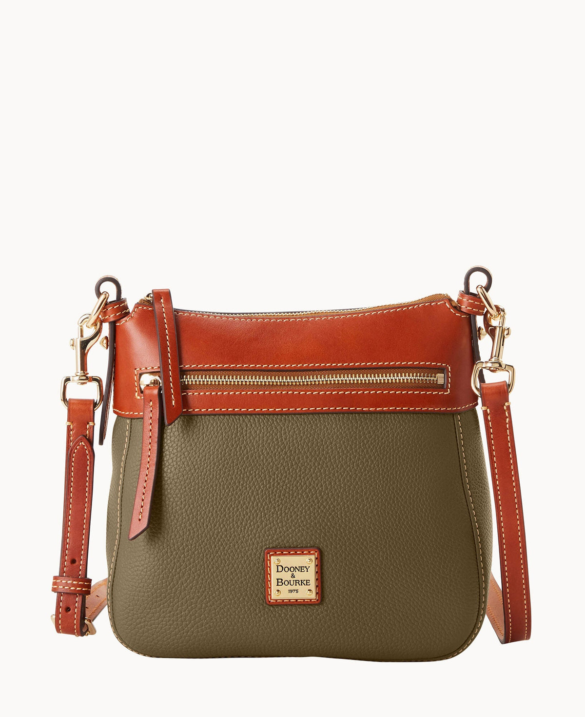 Pebble Grain Crossbody 25 - Olive