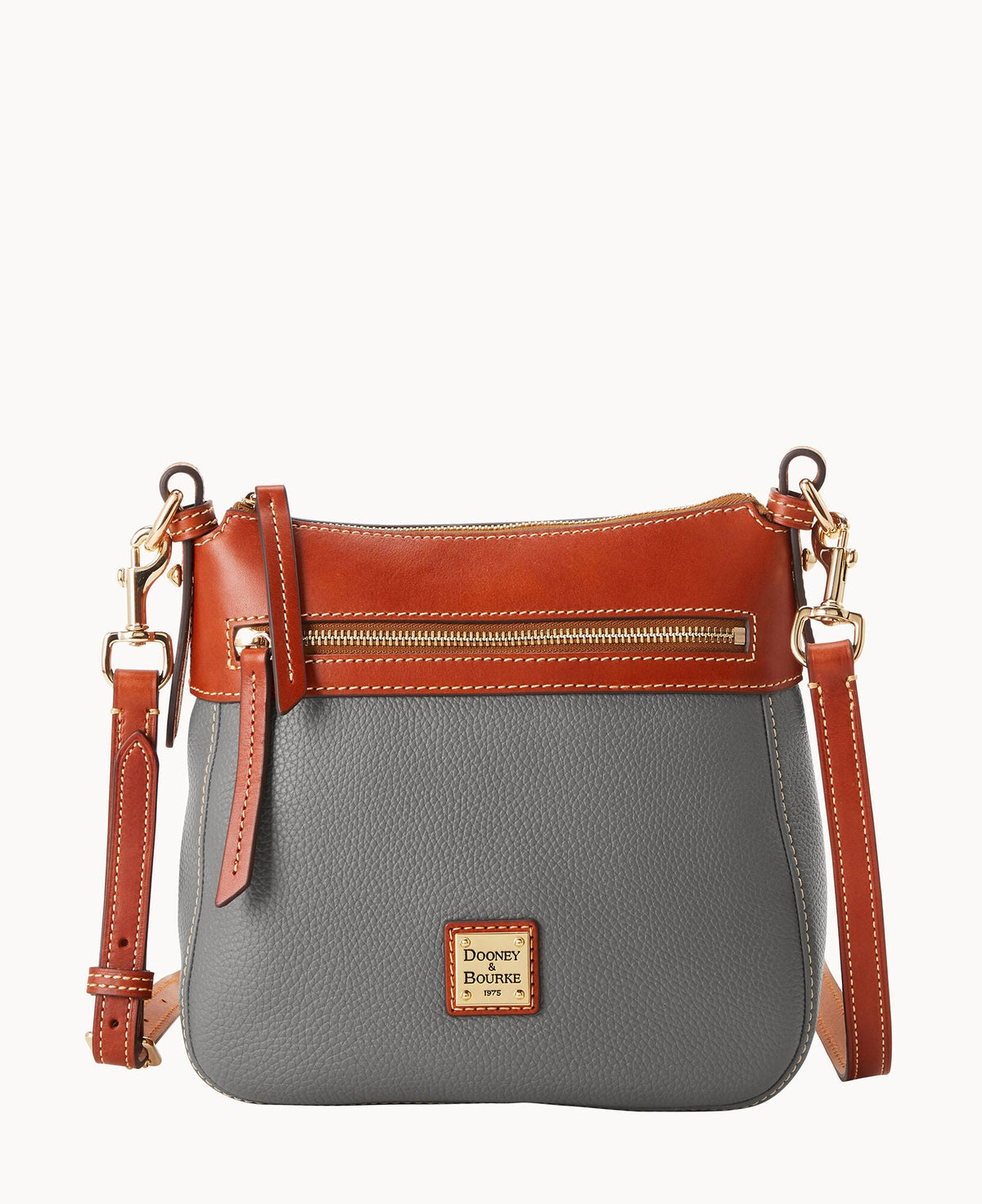 Pebble Grain Crossbody 25 - Smoke