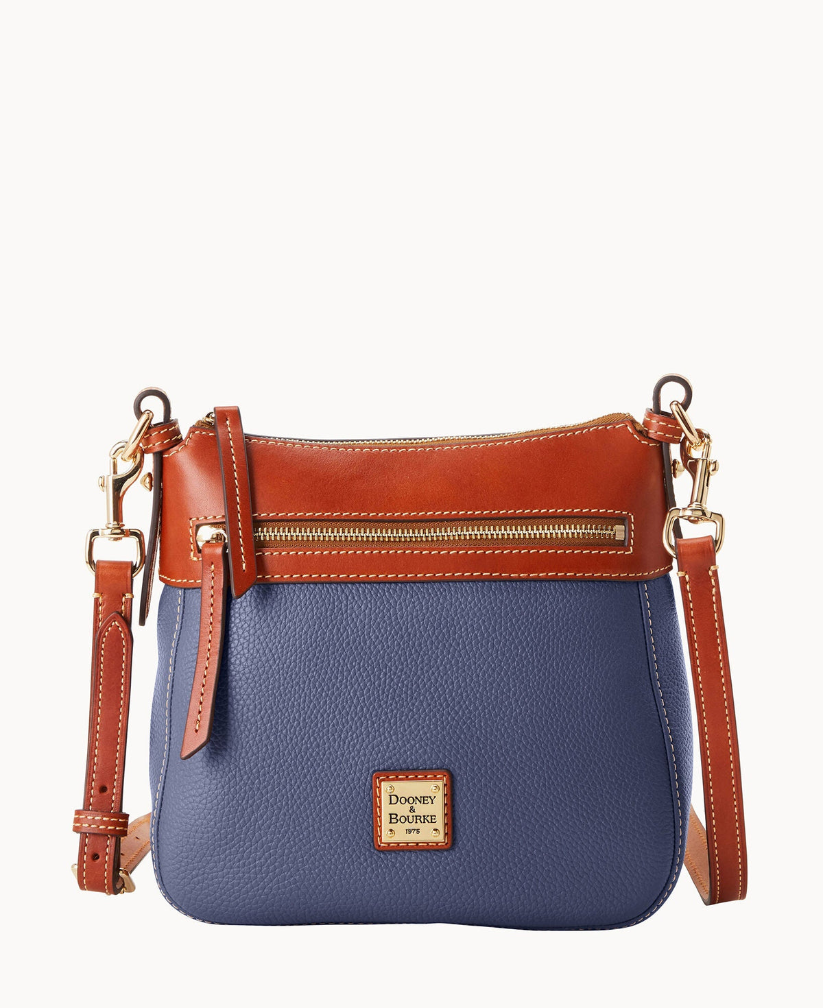 Pebble Grain Crossbody 25 - Steel Blue