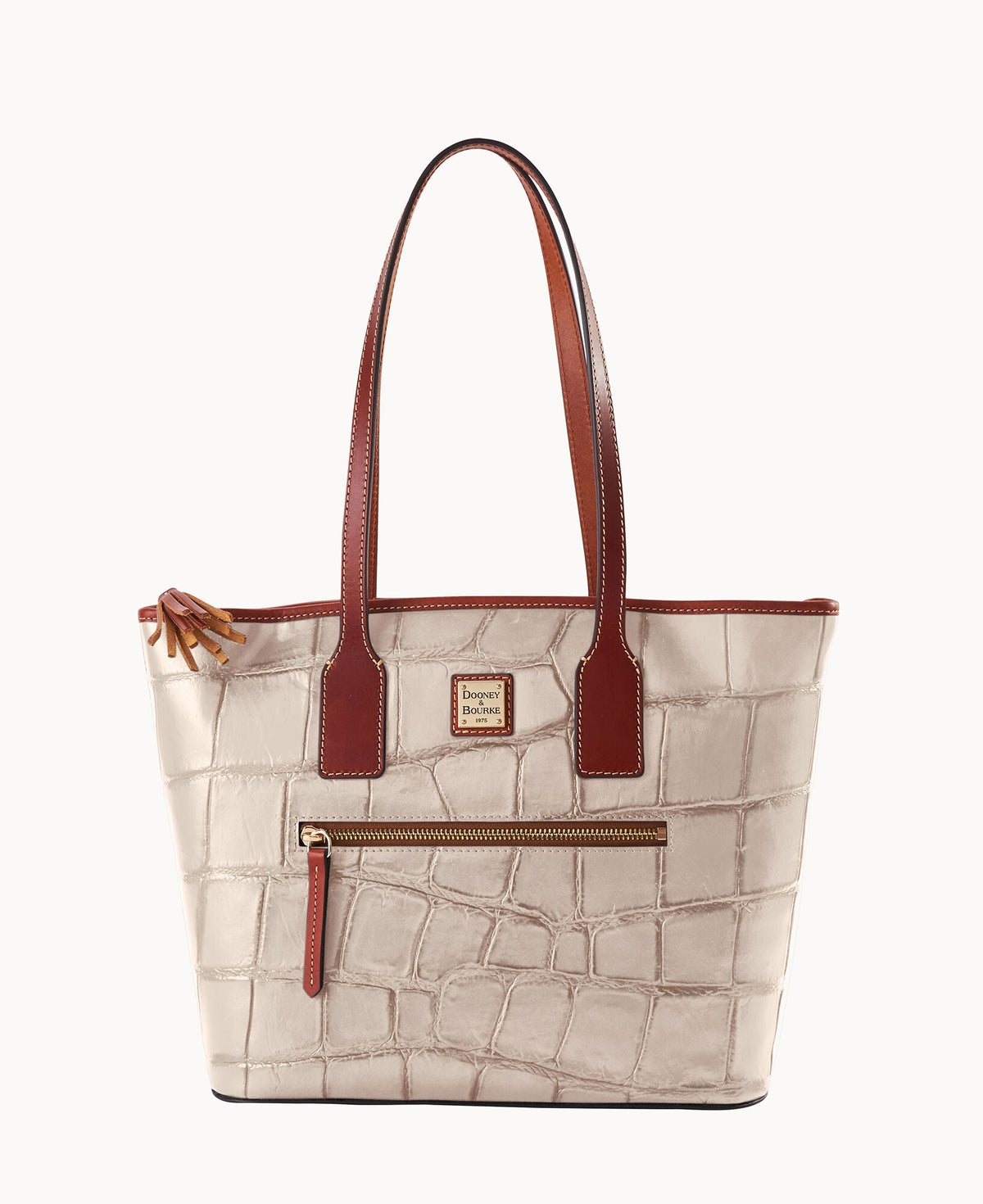 Denison Small Tote - Taupe Tan