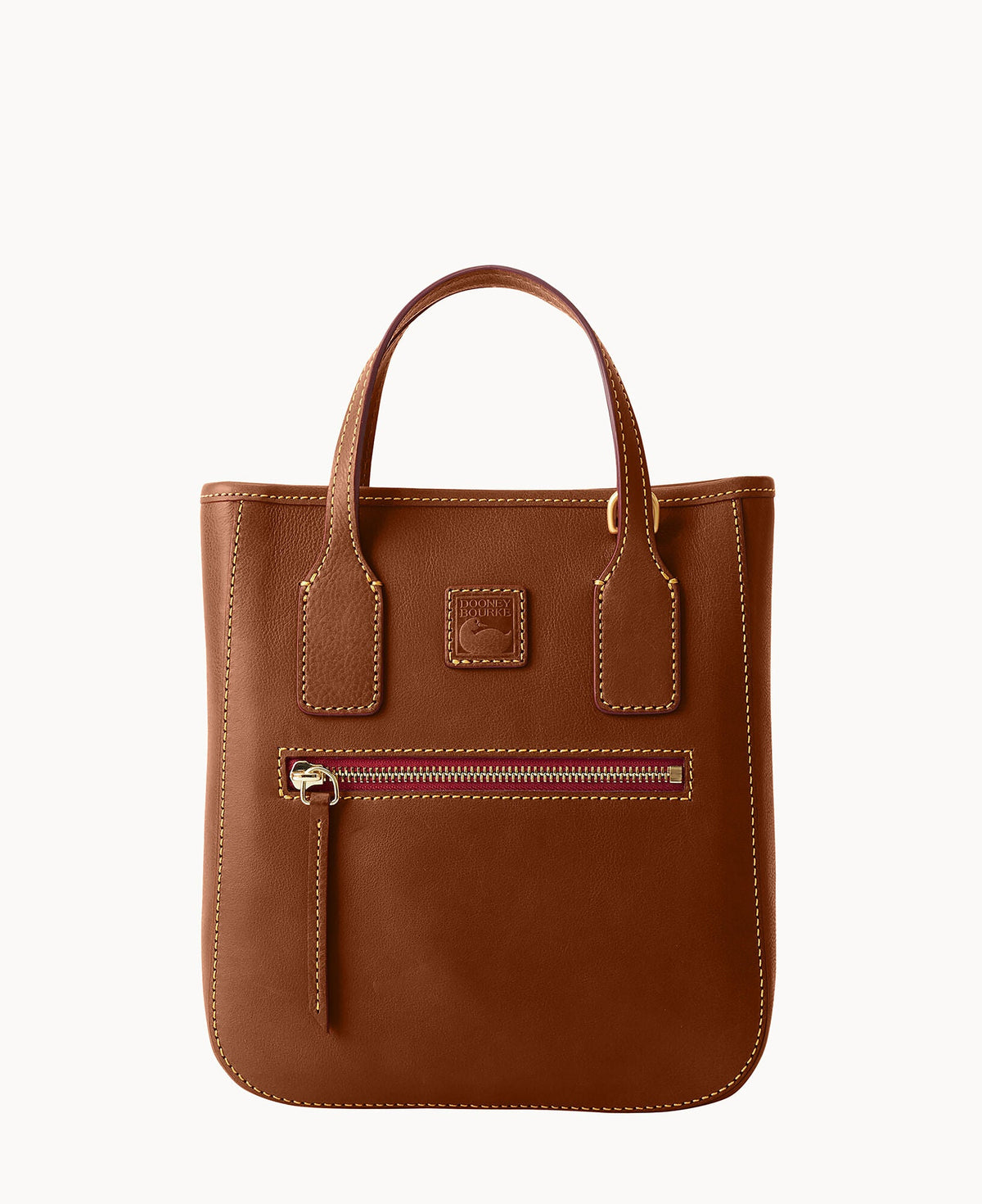 Florentine Small Handle Tote - Chestnut