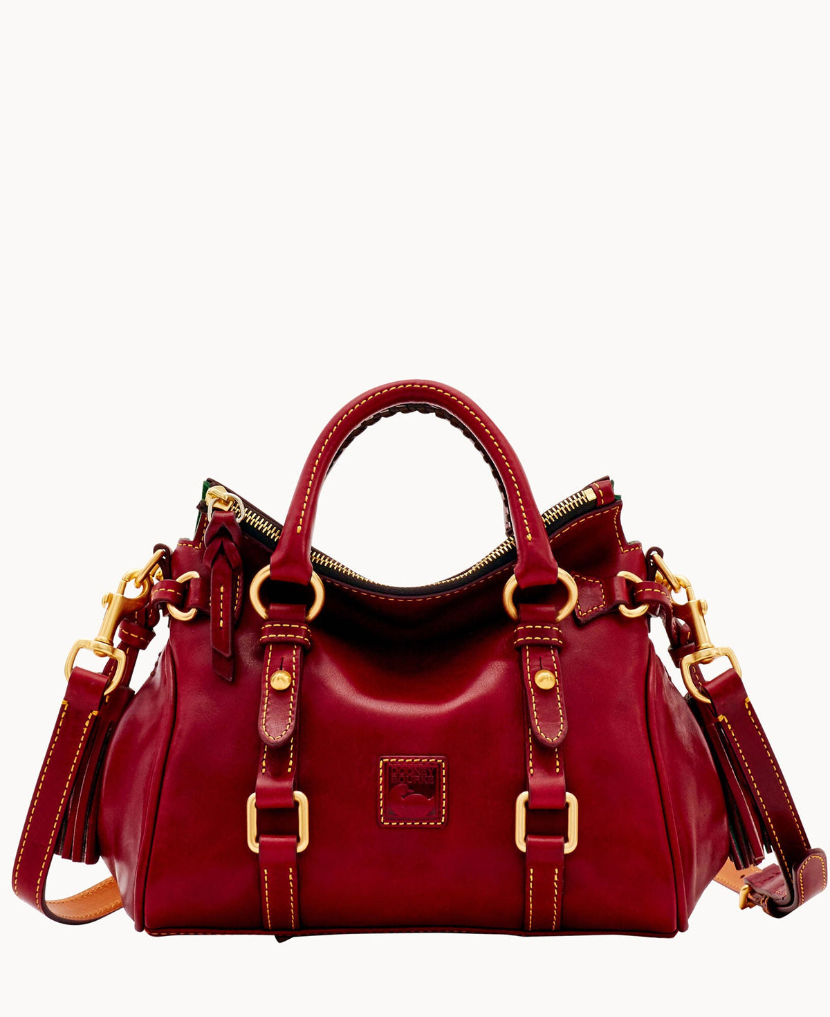 Florentine Micro Satchel - Bordeaux