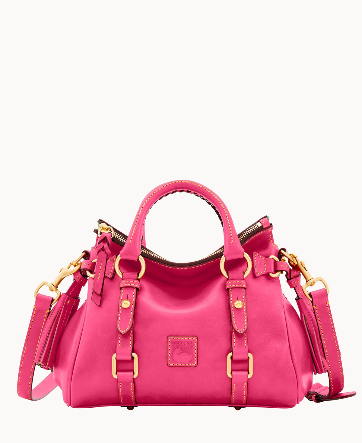 Florentine Micro Satchel - Fuchsia