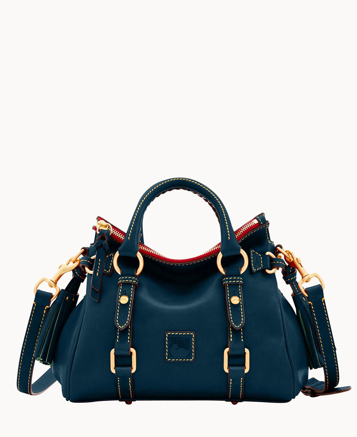 Florentine Micro Satchel - Navy